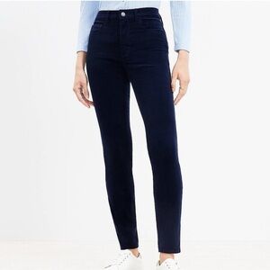 Edyson Hampton Navy Blue Corduroy Skinny Pant Size 28 petite